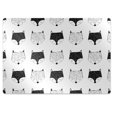 Mata ochronna pod krzesło Motyw w liski