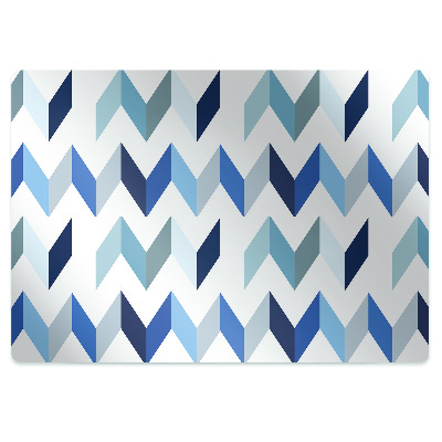 Mata pod krzesło Biała podłoga