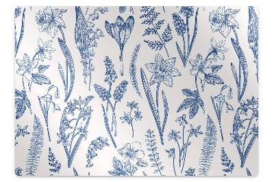 Mata ochronna na podłogę Leśne kwiatki