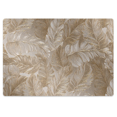 Podkładka pod krzesło Złote listki