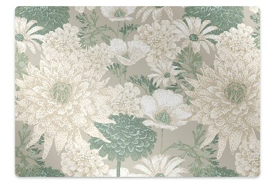 Ochraniacz podłogi pod krzesło Kwiaty stokrotki wiosną