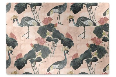 Mata ochronna pod krzesło Żurawie z kultury chińskiej