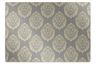 Mata pod krzesło Adamaszkowy motyw