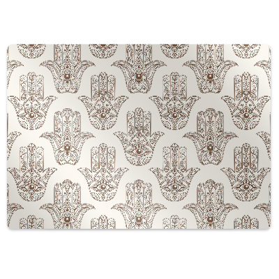 Podkładka pod krzesło Brązowy znak