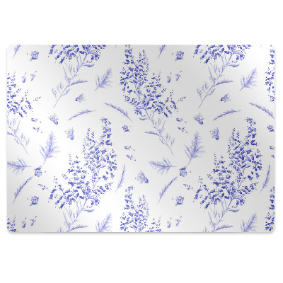 Mata pod krzesło Lawenda w akwareli