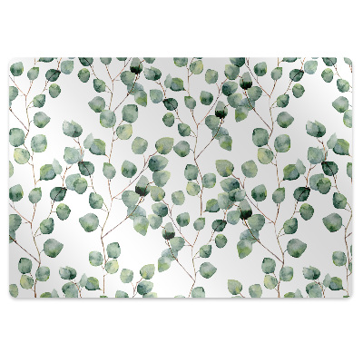 Mata pod krzesło biurowe Liściaste gałązki