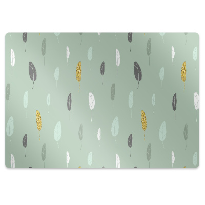 Mata pod biurko Listki