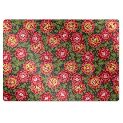 Mata pod krzesło Geometryczne kwiatki