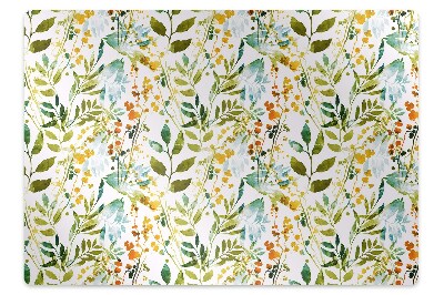 Mata ochronna na podłogę Kwiatki boho