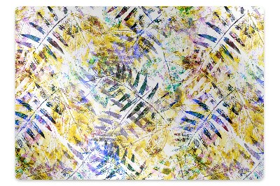 Mata pod krzesło Złote listki