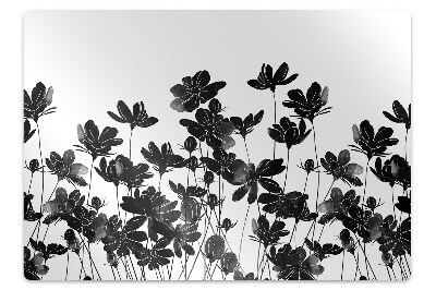 Dywanik pod krzesło obrotowe Krajobraz w czerni