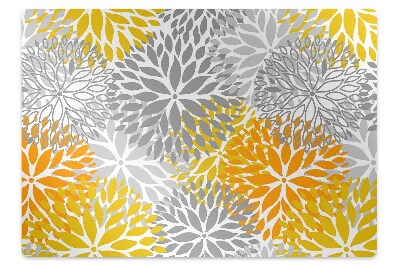 Podkładka pod krzesło Duże piękne kwiaty