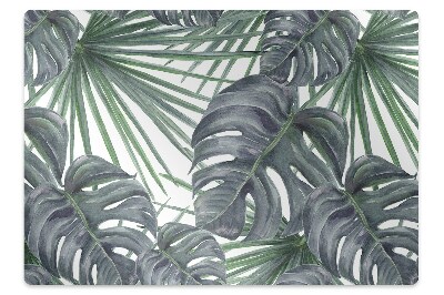 Podkładka pod krzesło na panele Tropikalne rośliny