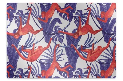 Mata pod krzesło Jaskrawe małpy