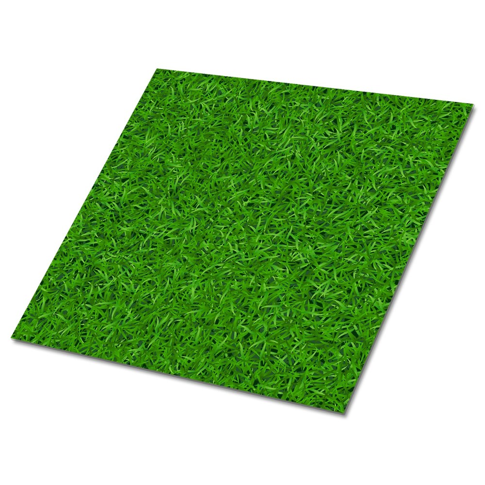 Samoprzylepne płytki na podłogę Zielona trawa