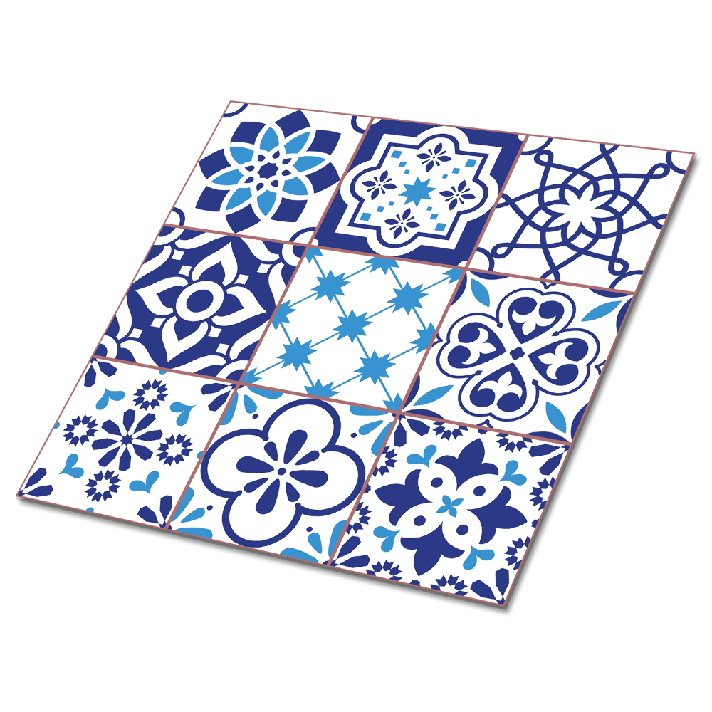 Samoprzylepne płytki na podłogę Niebieski Azulejos