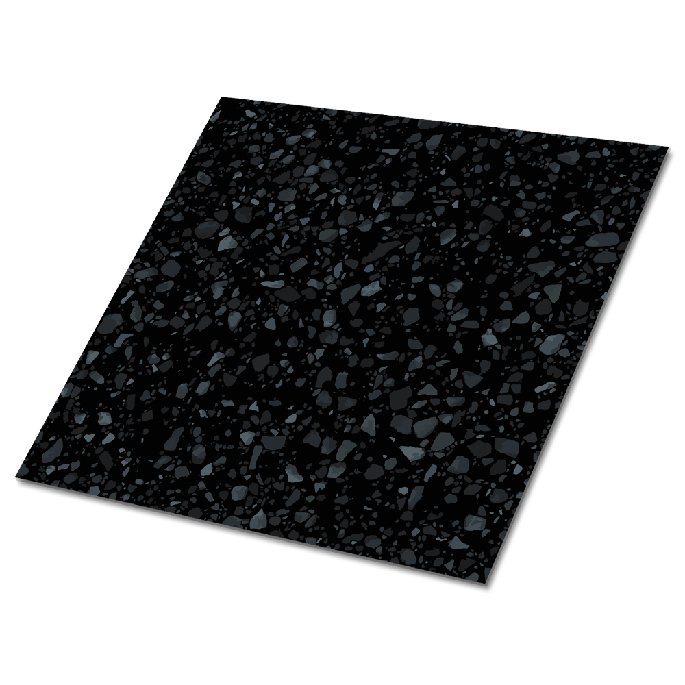 Samoprzylepne płytki podłogowe Czarne kamienie na podłogę