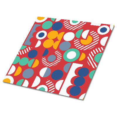 Samoprzylepne płytki pcv Geometria w stylu retro