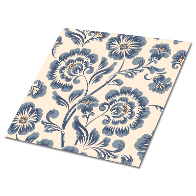 Samoprzylepne płytki pcv Kwiatory motyw vintage