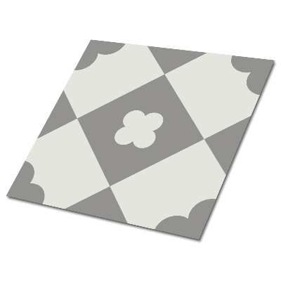Samoprzylepne płytki pcv Popielata szachownica