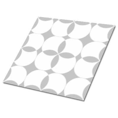 Samoprzylepne kafelki pcv Koła w szarości