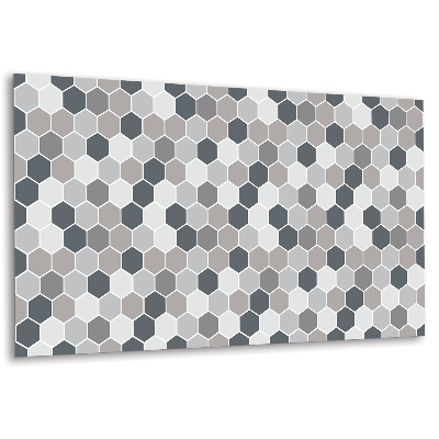 Okładzina winylowa na ścianę Wzór plastra miodu