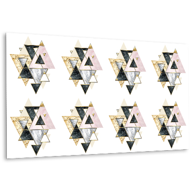 Panel ścienny pcv z geometrycznymi trójkątami