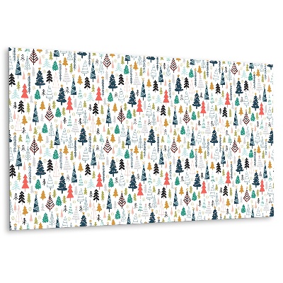 Okładzina ścienna winylowa z motywem lasu