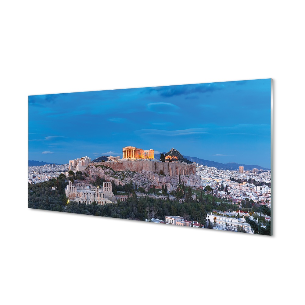Obraz na szkle Grecja Ateny panorama