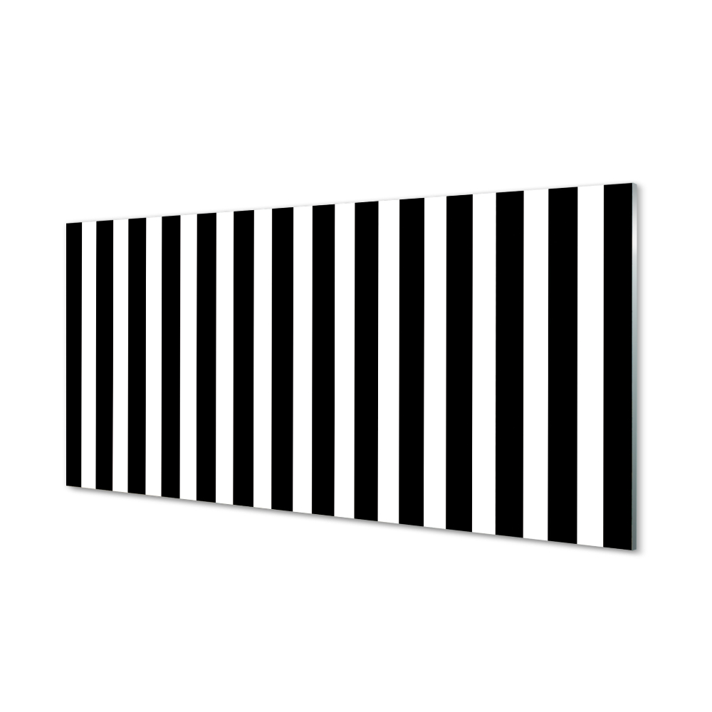Obraz na szkle Czarno-białe paski zebra