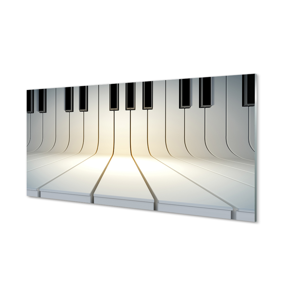 Obraz na szkle Klawisze pianina