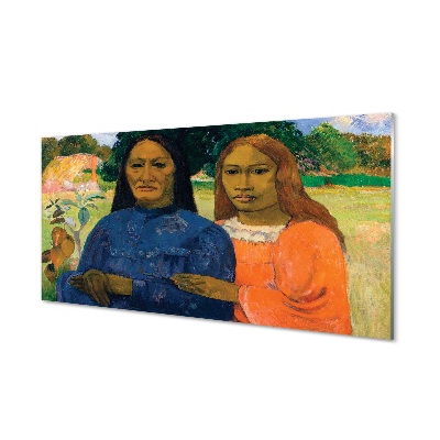Obraz na szkle Paul Gauguin - Dwie kobiety