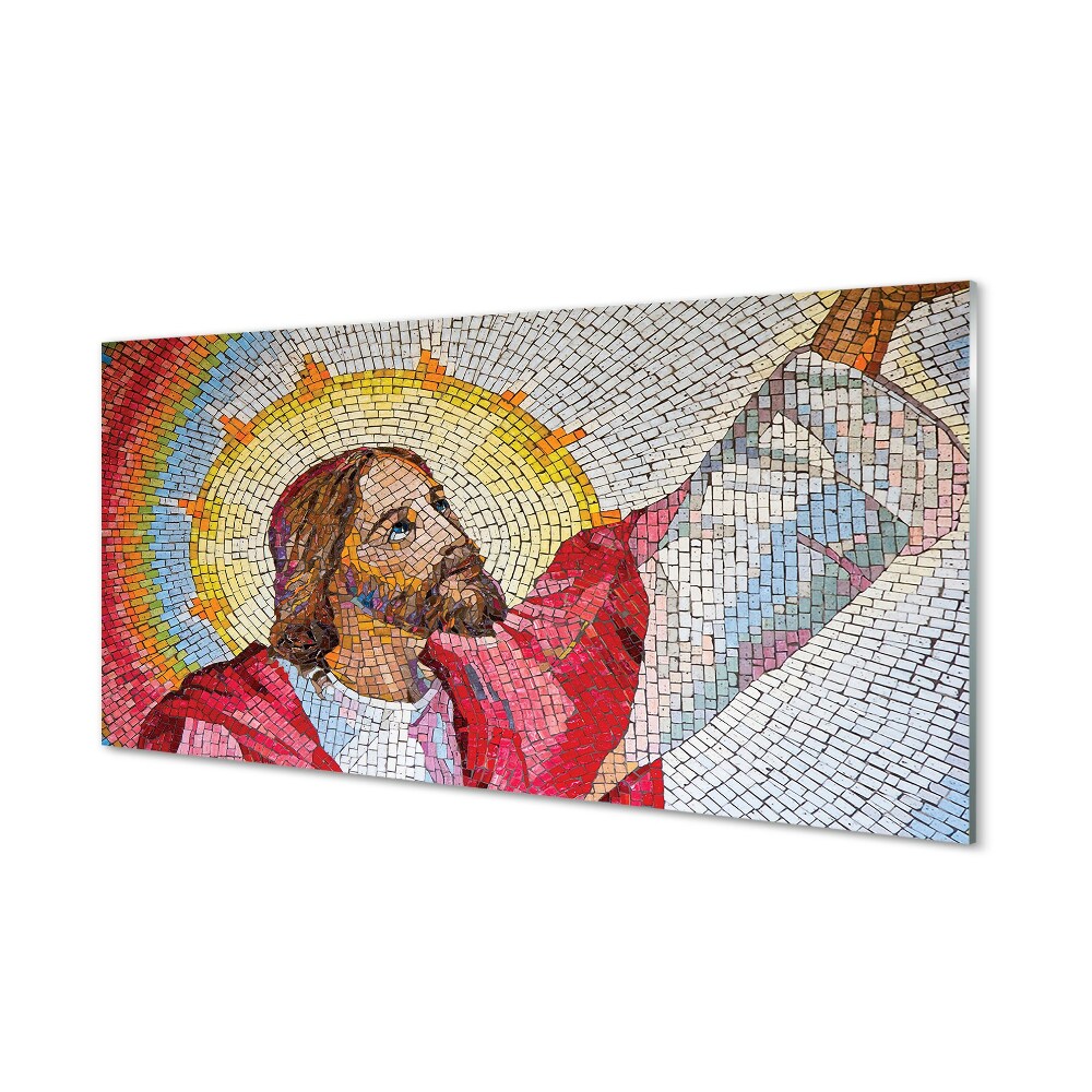Obraz na szkle Mozaika Jezus Chrystus