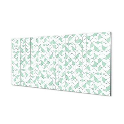 Obraz na szkle Drobne niebieskie sześciany