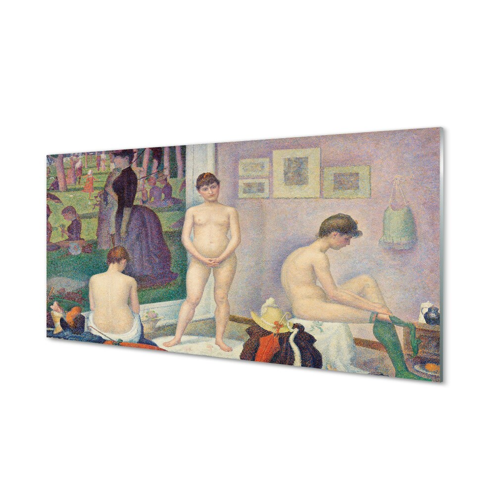 Obraz na szkle Georges Seurat - Modelki