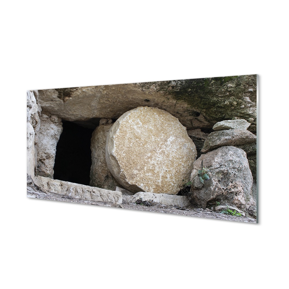 Obraz na szkle Jaskinia kamienie