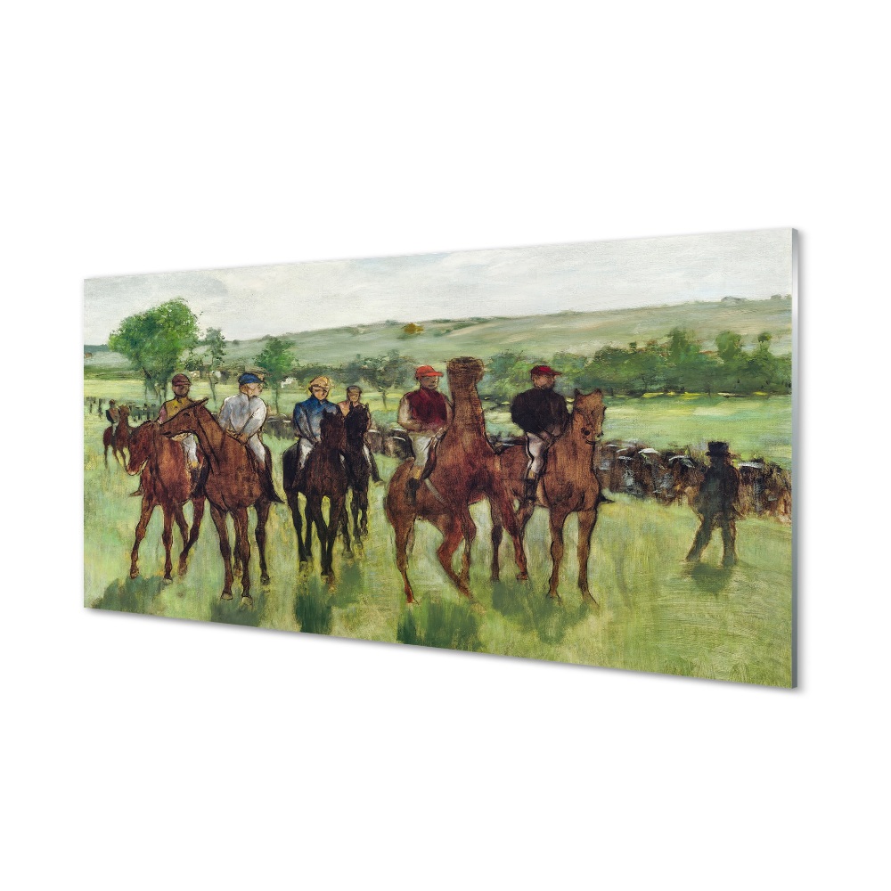 Obraz na szkle Edgar Degas - Jeźdźcy