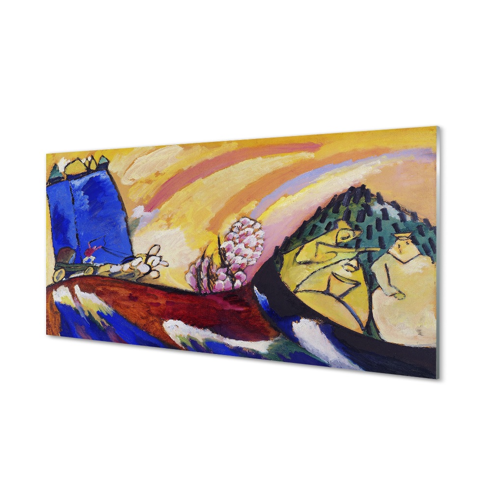 Obraz na szkle Wassily Kandinsky - Painting with Troika