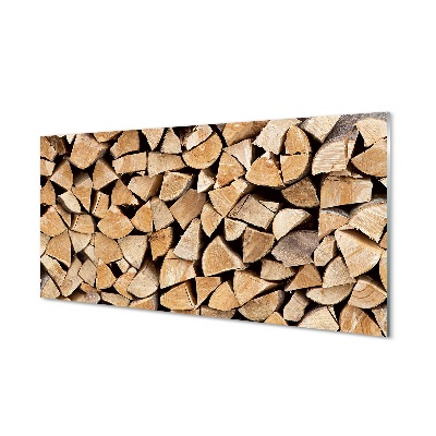 Obraz na szkle Klocki drewna