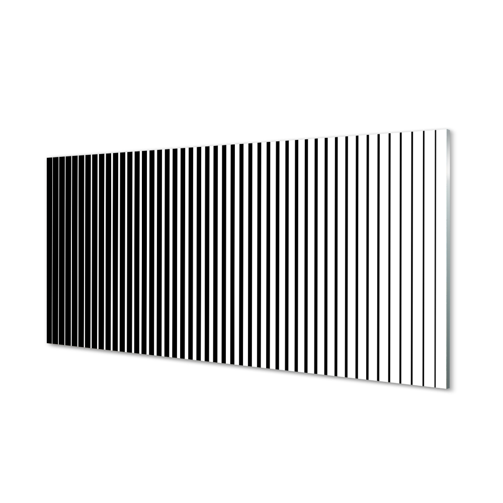 Obraz na szkle Przejście czarno-białe pasków zebra