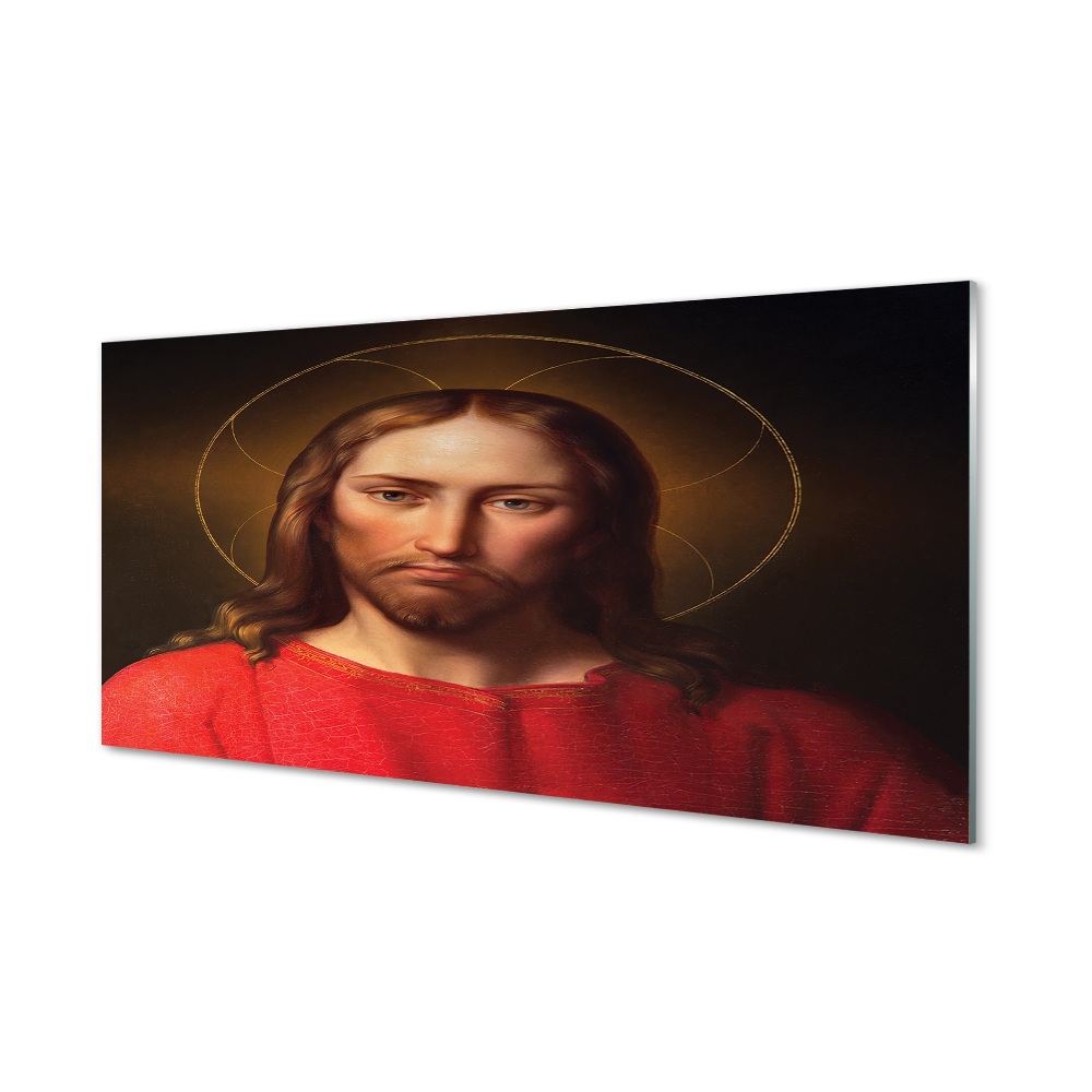 Obraz na szkle Jezus w aureoli