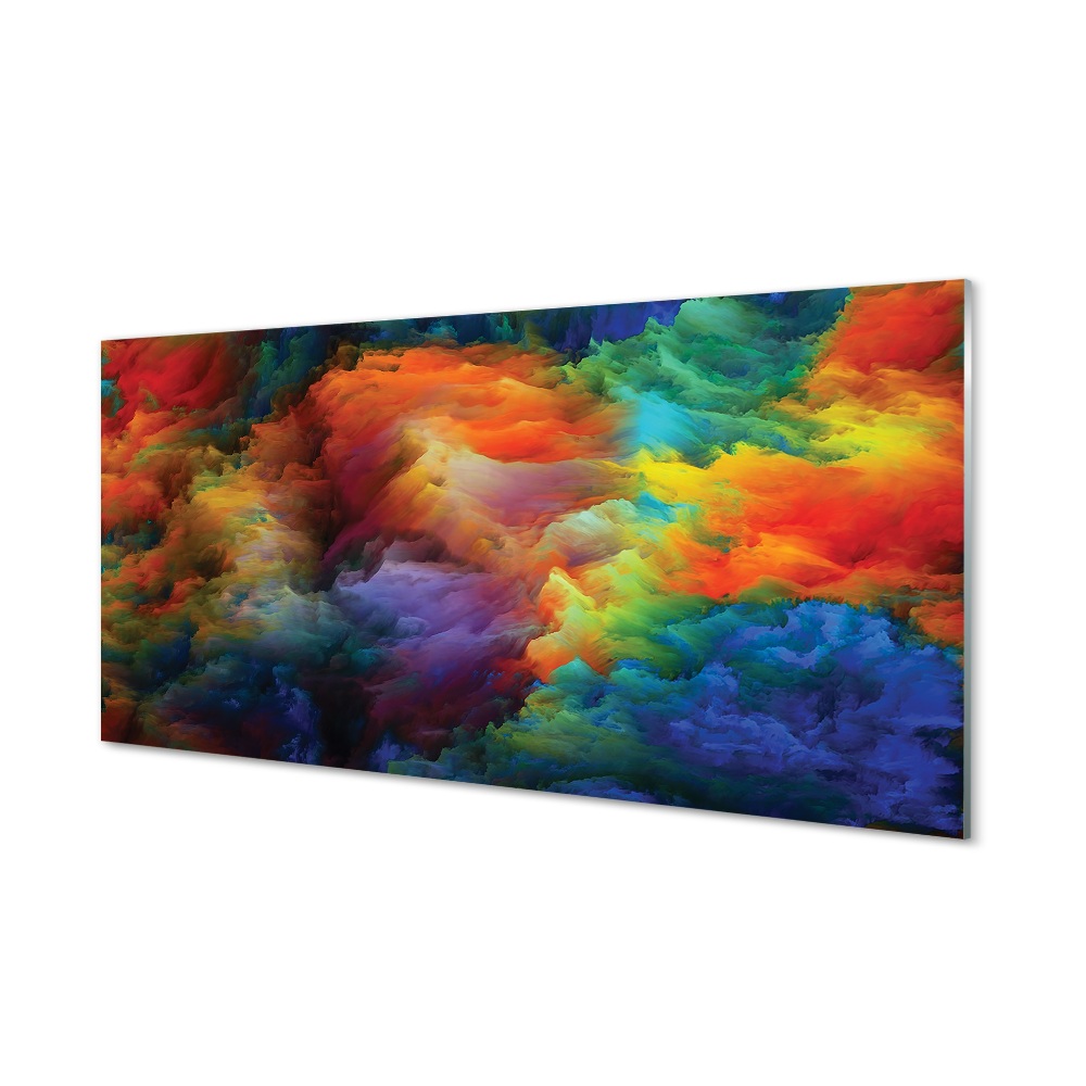 Obraz na szkle Kolorowe chmury 3d