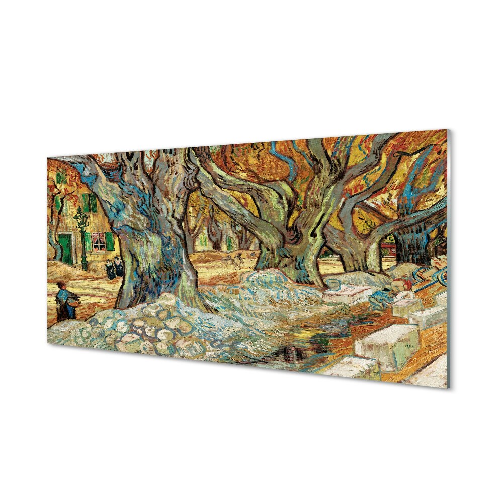 Obraz na szkle Vincent van Gogh - Naprawiający drogę