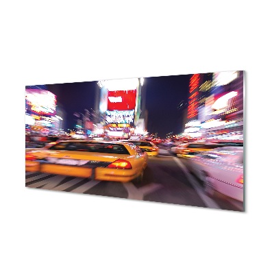 Obraz na szkle Samochody w centrum miasta korek