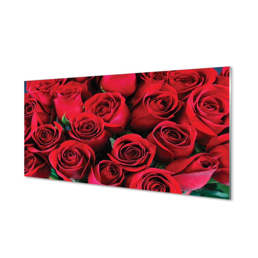 Obraz na szkle Bukiet czerwonych róż