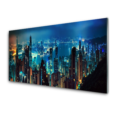Obraz na Szkle Metropolia Wieżowce