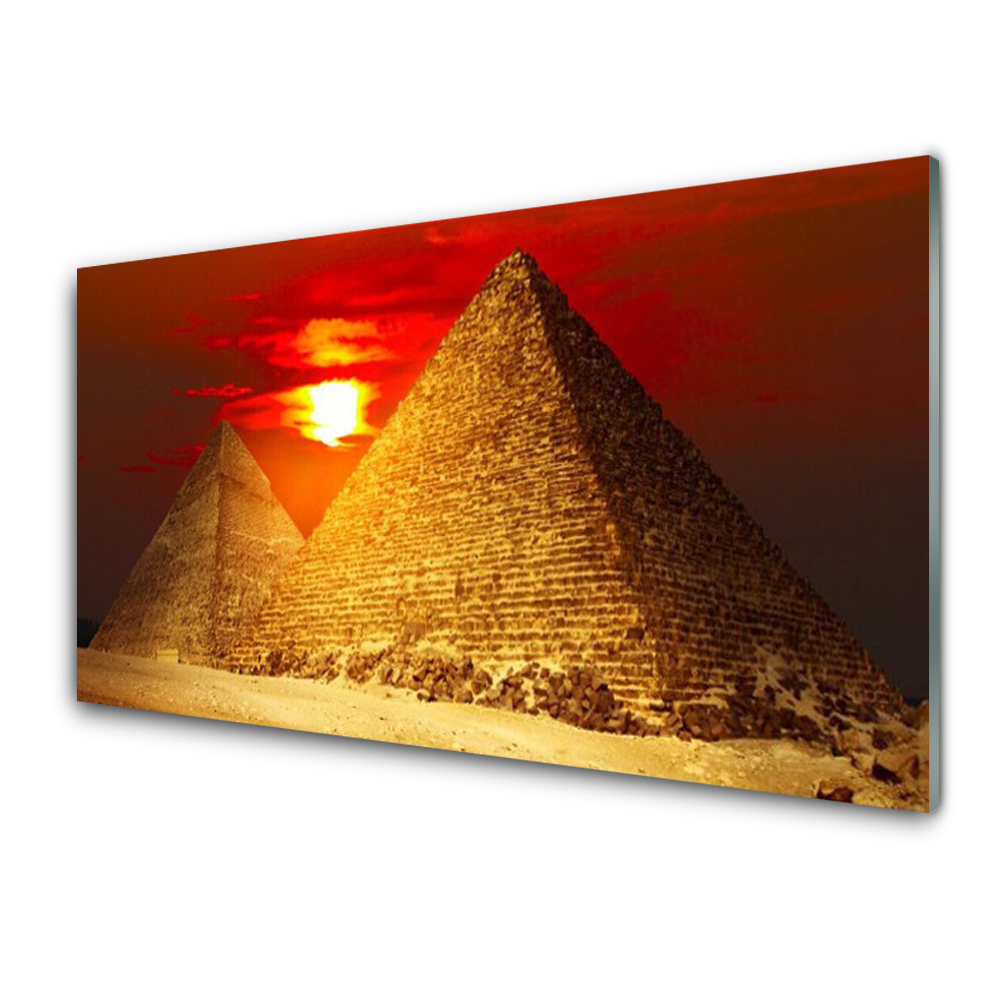 Obraz na Szkle Piramidy Architektura Zachód