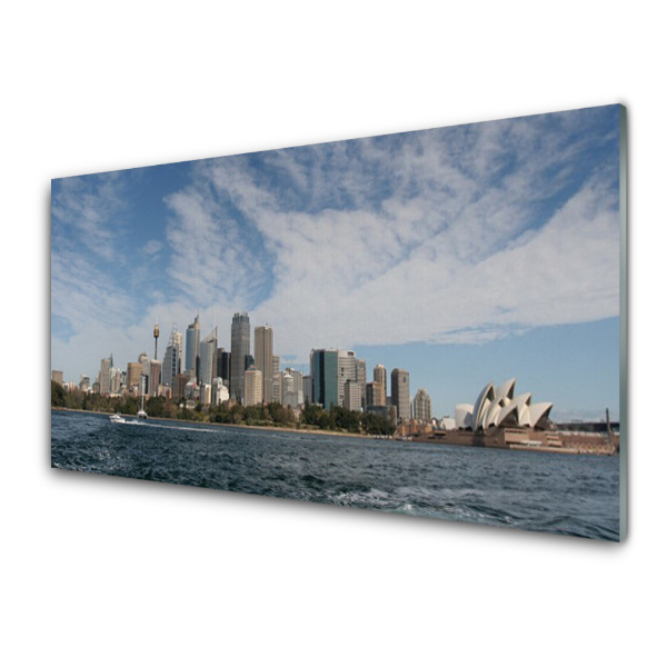 Obraz Szklany Miasto nad morzem Sydney
