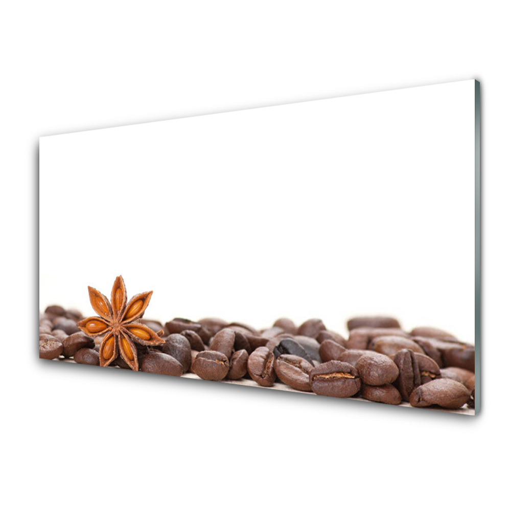 Obraz Szklany Ziarna kawy anyż
