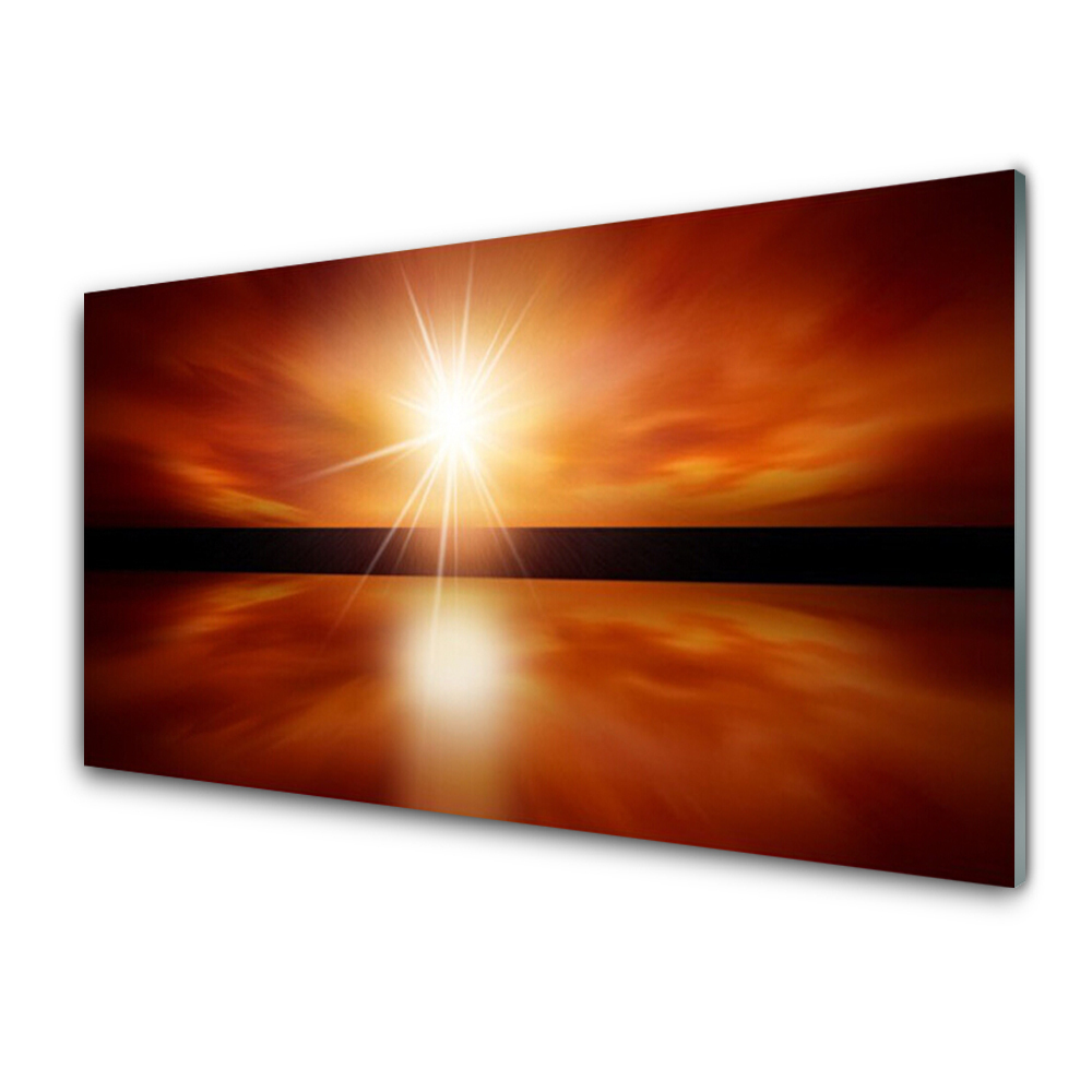 Obraz Szklany Abstrakcja promienie słońca
